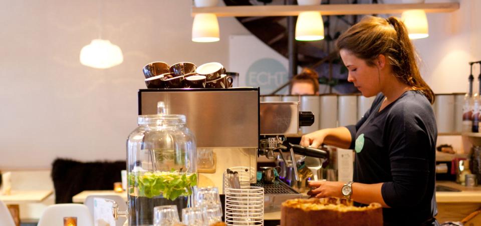 Espressobar bij Echt in Alkmaar