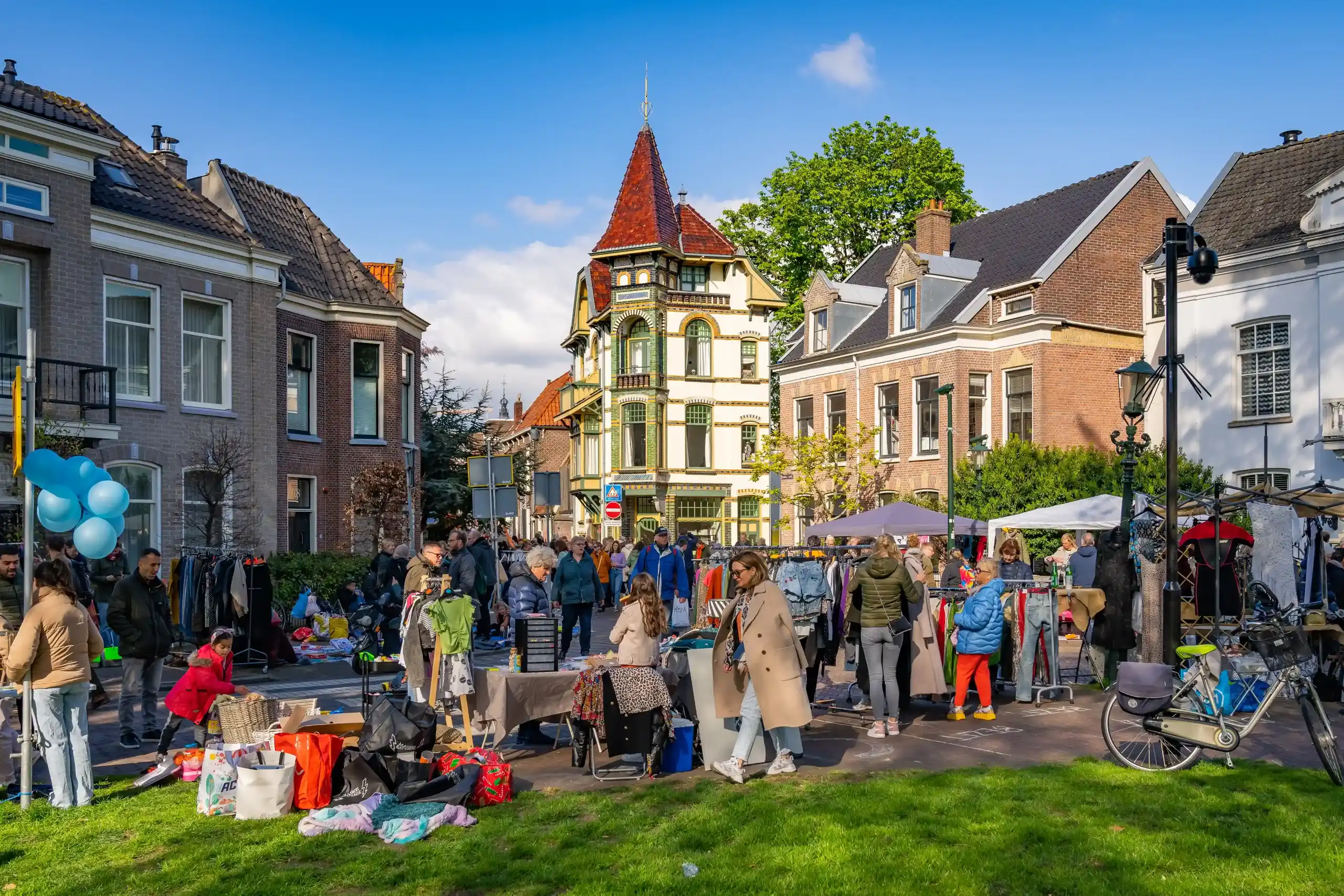 Koningsdag vrijmarkt in Alkmaar