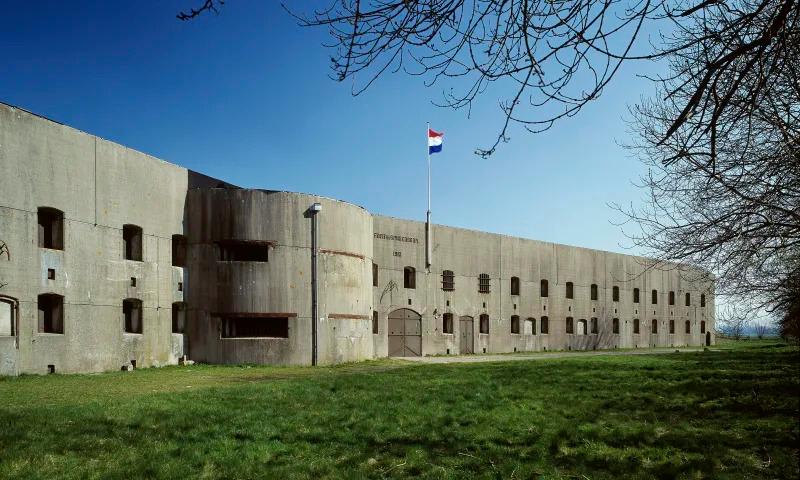 buitenaanzicht van fort Spijkerboor