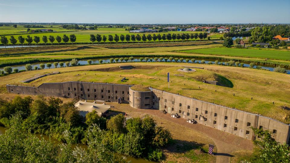 Bovenaanzicht fort spijkerboor