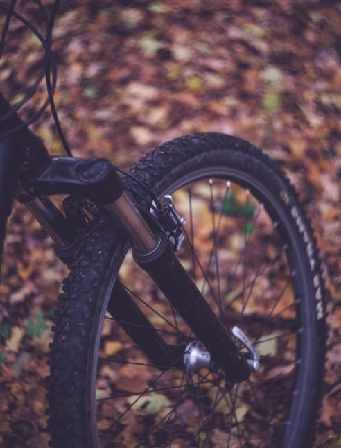 voorband van een mountainbike