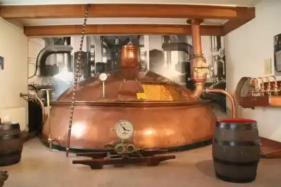 Bierketel in Nationaal Biermuseum in Alkmaar