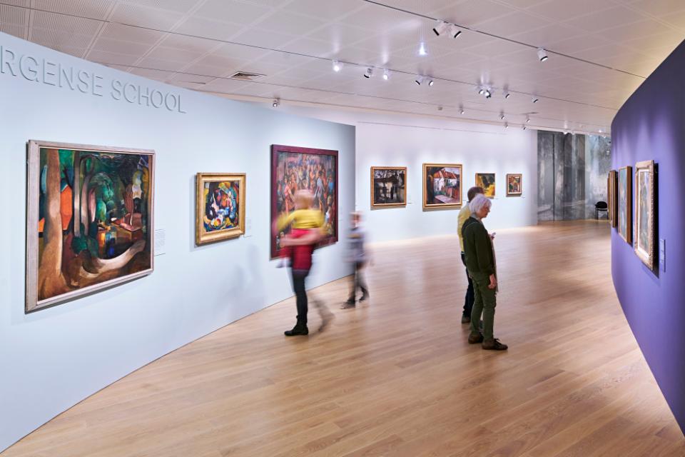 Bezoekers in Stedelijk Museum Alkmaar