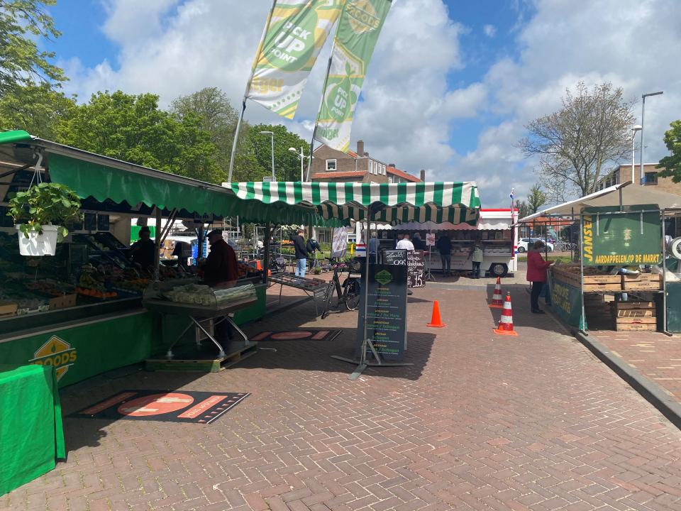 Markt in overdie